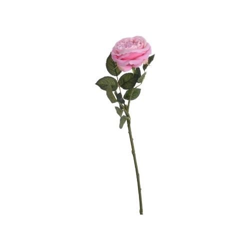 Kunstbloem roos - diverse kleuren - 63 cm 