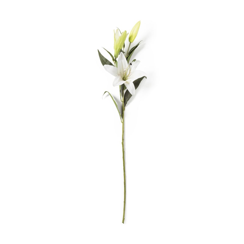 Kunstbloem lelie - wit - 91 cm
