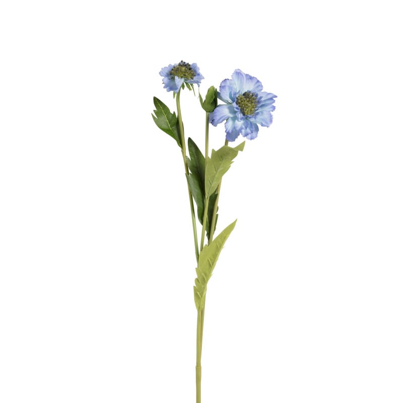Kunstbloem cosmea - blauw - 57 cm