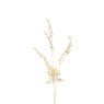 Kunsttak mini bolletjes - beige - 74 cm