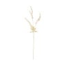 Kunsttak mini bolletjes - beige - 74 cm