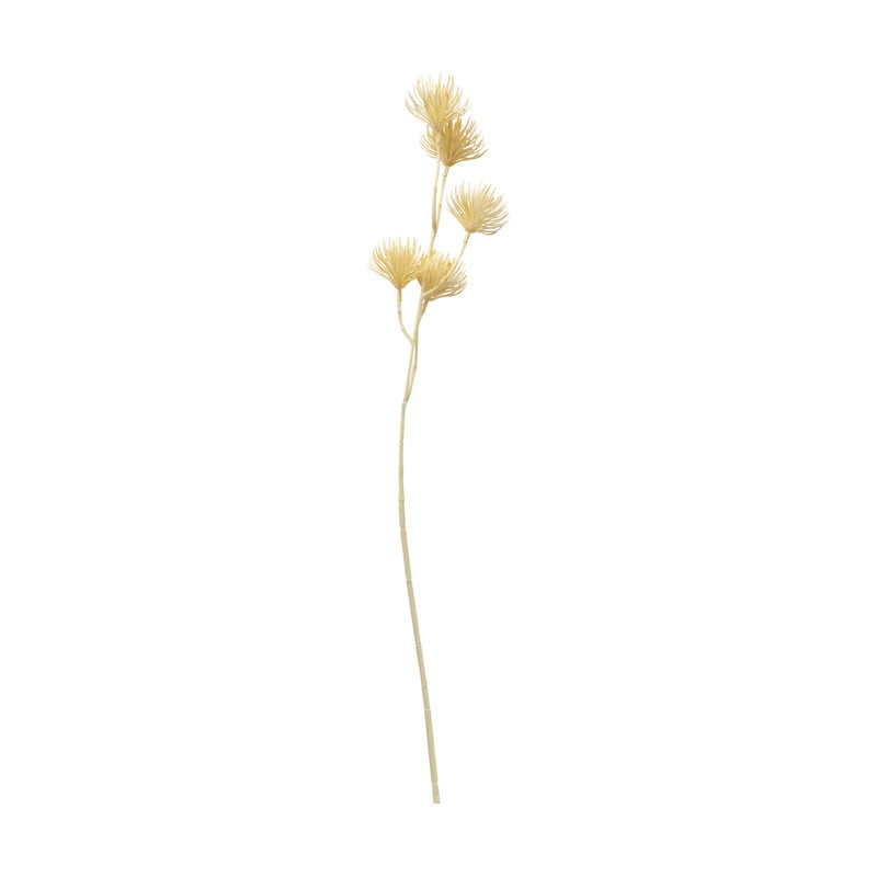 Kunsttak bollen - beige - 70 cm