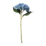 Kunstbloem hortensia - blauw - 46 cm