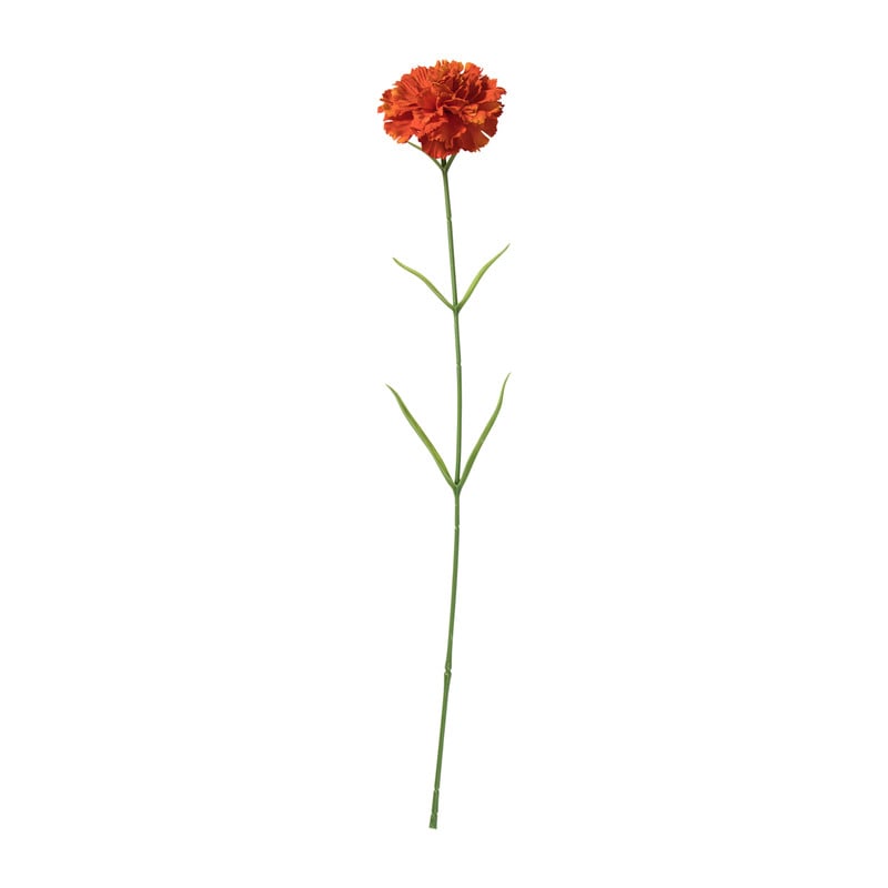 Kunstbloem anjer - rood - 58 cm