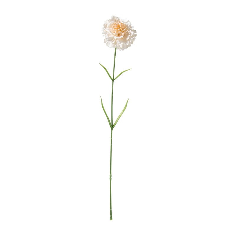 Kunstbloem anjer - off white - 58 cm