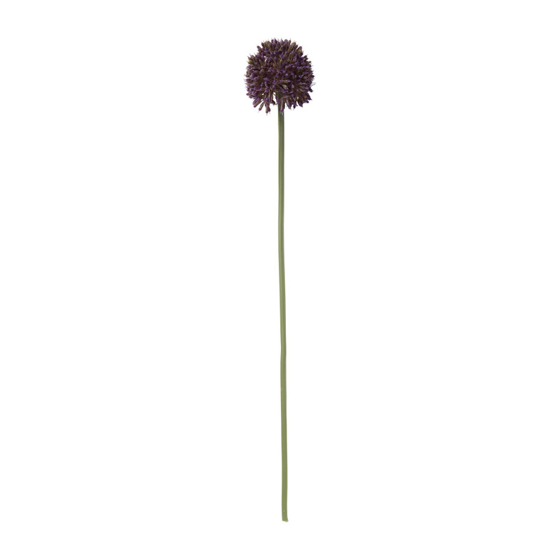 Kunstbloem allium - paars - 50 cm