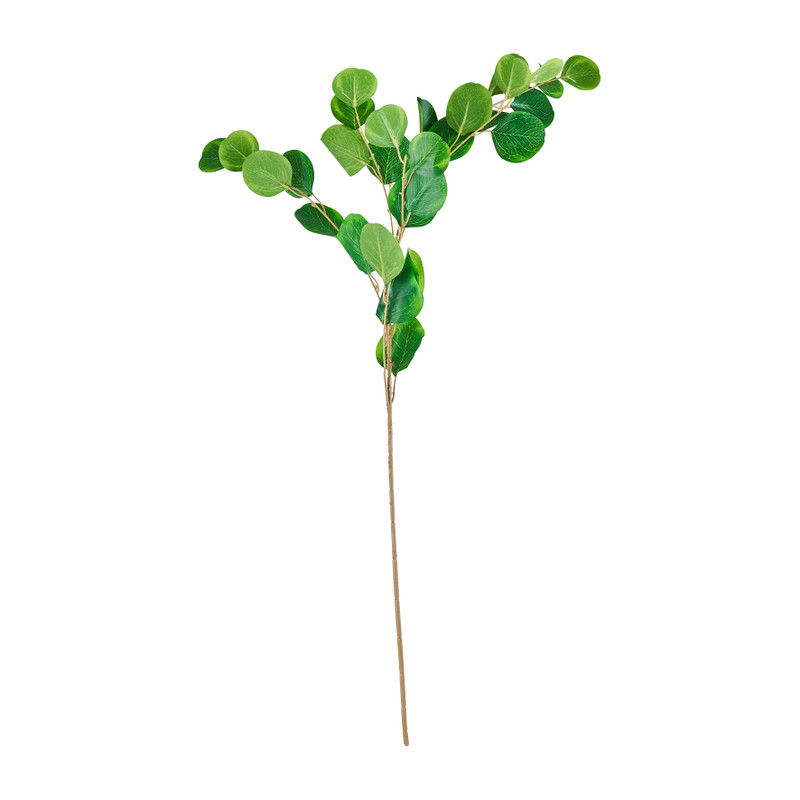 Kunsttak bamboe rond blad - groen - 90 cm