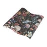 Behang bloemenprint - donkergroen