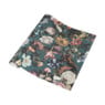 Behang bloemenprint - smaragd