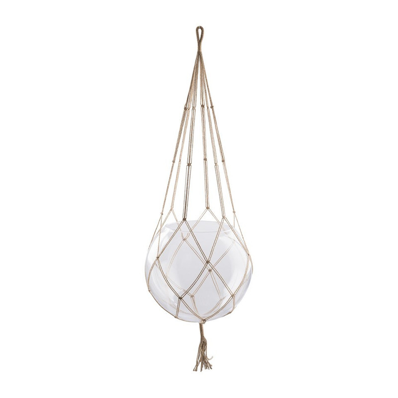 Bolvaas in macramé
