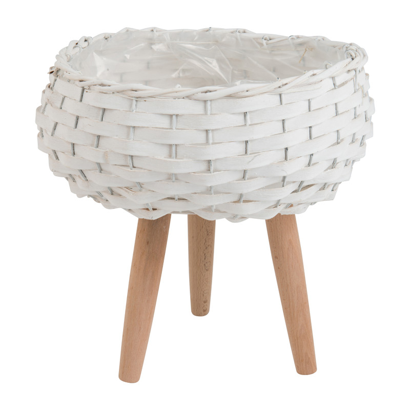 Plantenpot op pootjes - 25x25x16 cm 