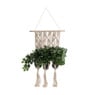 Plantenhanger macrame - 3 planten - naturel