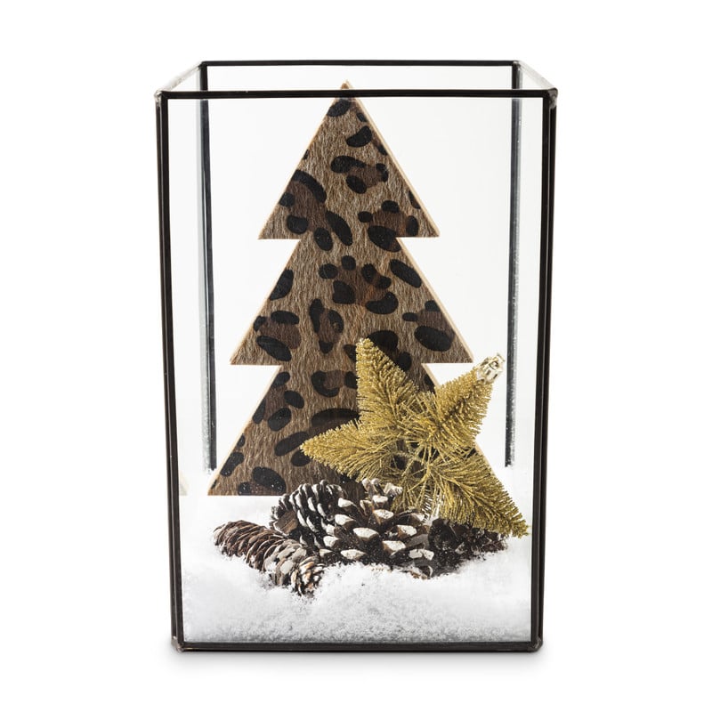Terrarium rechthoekig - glas - 18x18x27 cm