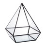 Terrarium driehoek - glas - 17x17x21,5 cm
