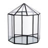 Terrarium achthoek - glas - 19,5x18x23 cm
