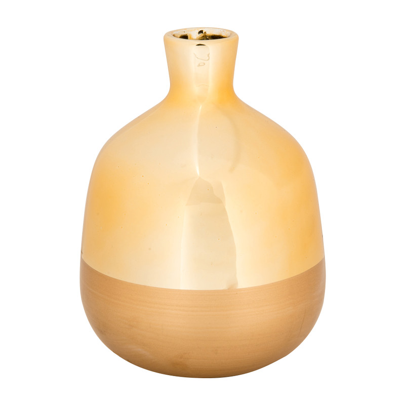 Vaas Dolomite - goudkleurig - 19,5 cm