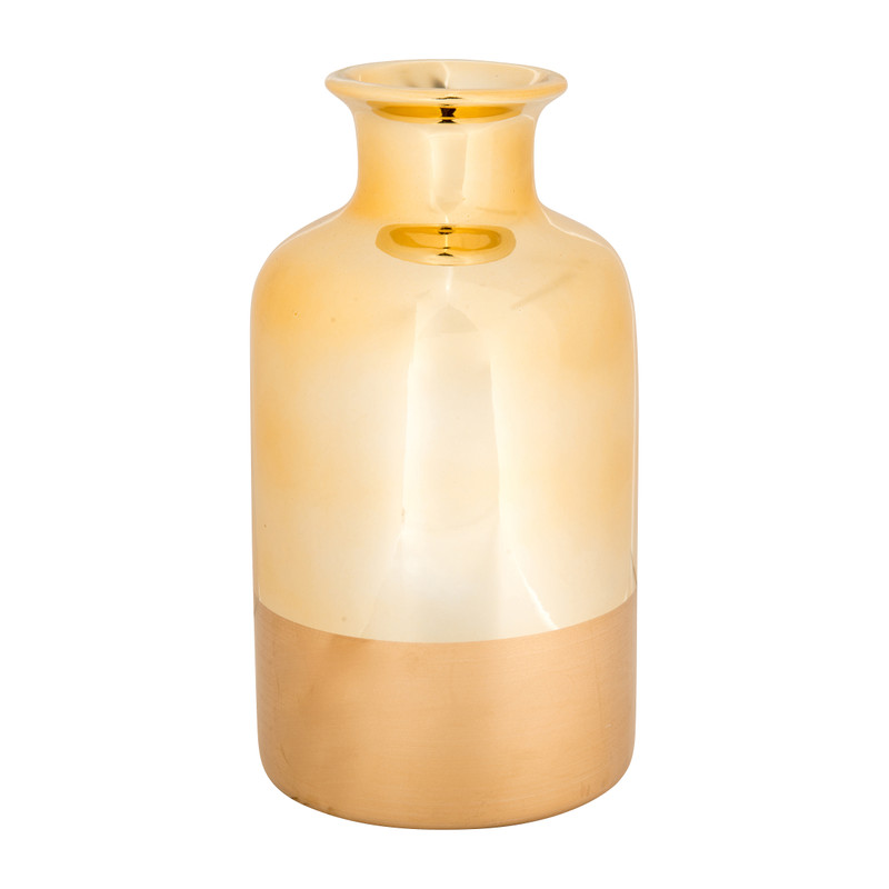 Vaas Dolomite - goudkleurig - 23 cm