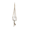 Plantenhanger glas macramé - 21x20 cm