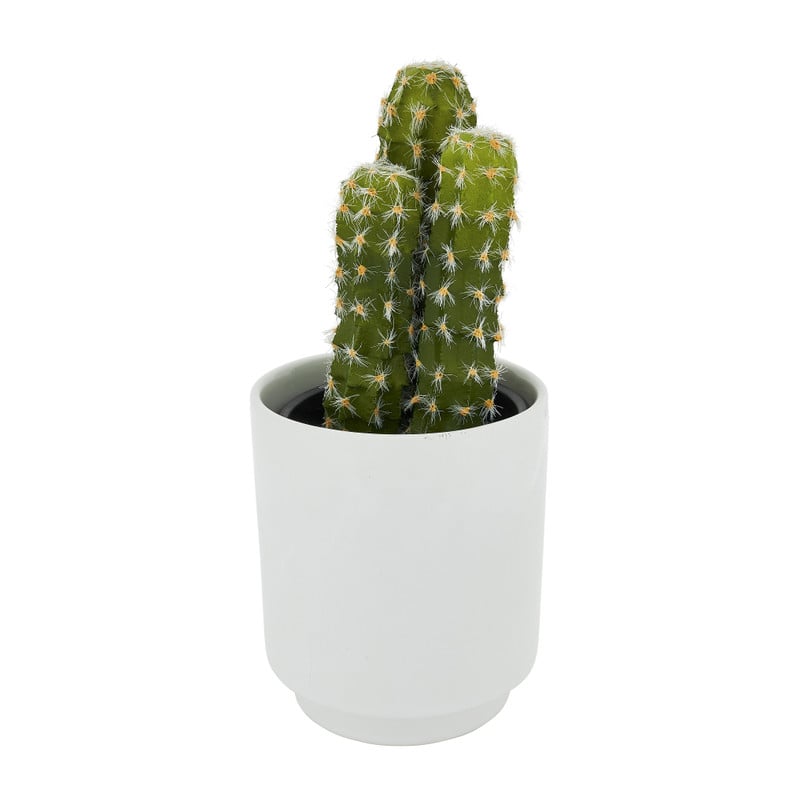 Keramiek plantenpotje - wit - ø9x10 cm