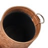Bloempot leer- diverse kleuren - 12.5x14 cm 