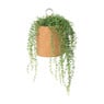 Bloempot leer- diverse kleuren - 12.5x14 cm 