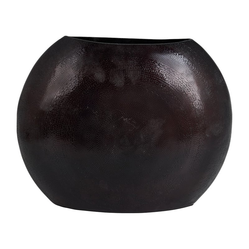 Vaas rond relief - Ø36x6x26 cm