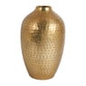 Vaas fles bol - goud - Ø20x32 cm