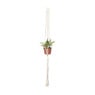 Macrame plantenhanger - diverse varianten - 110x5x0,5 cm