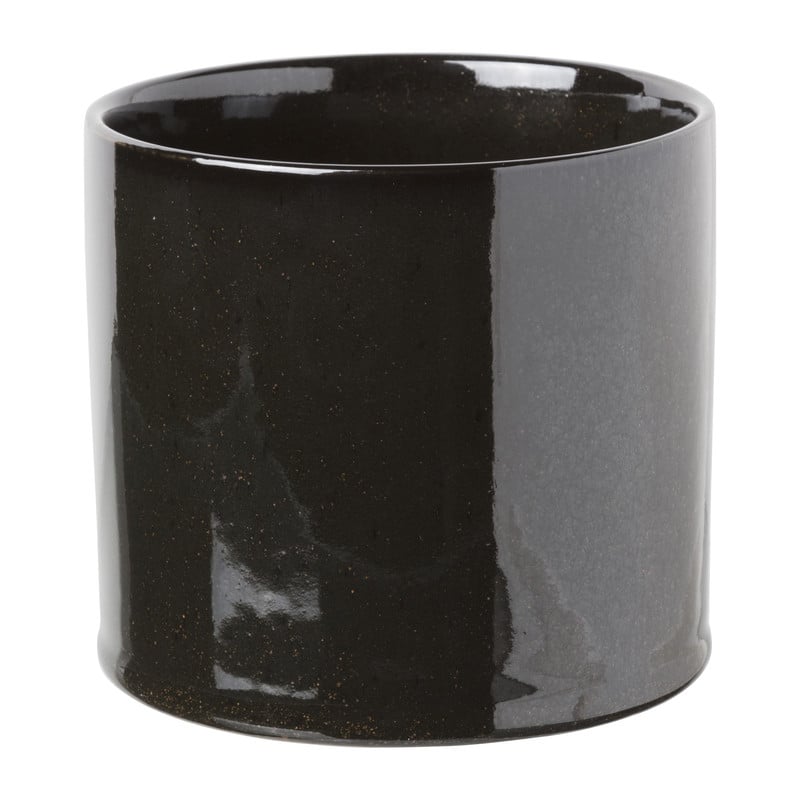 Plantenpot - zwart - 13.7x12.5 cm