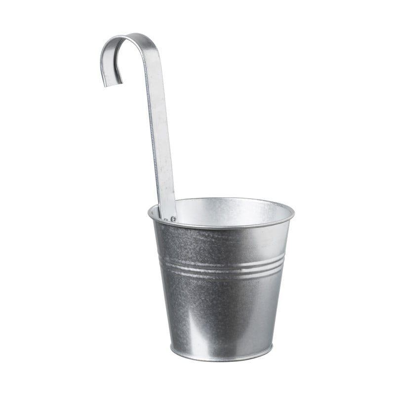 Plantenpot zink - 20,5x13,3x28,5 cm