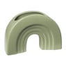 Vaas regenboog - groen - 22.5x15.7x6.8 cm 