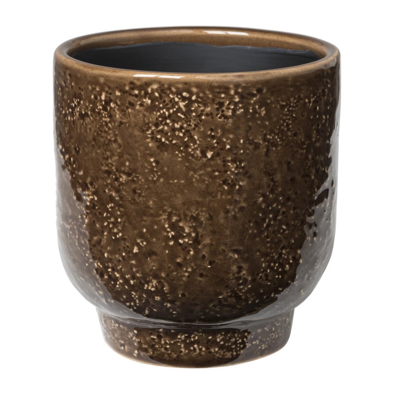 Plantenpot - bruin - ø10,5x10,8