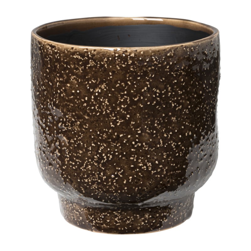 Plantenpot - bruin - ø13,5x13 cm