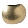 Vaas rond - goudkleurig - 36x28 cm
