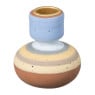 Kandelaar terracotta - diverse varianten - 8.5x9.4 cm