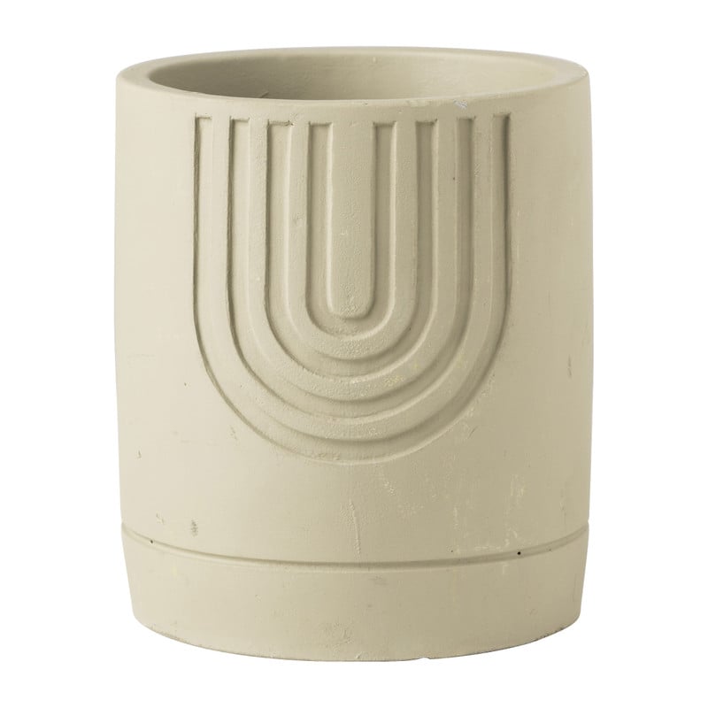 Plantenpot regenboog - groen - ø10.5x12 cm
