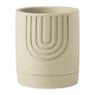 Plantenpot regenboog - groen - ø10.5x12 cm