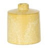 Vaasje keramiek mini - geel - ø9x10.3 cm