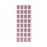 Vaas tegel groot - paars - 20x8x8 cm
