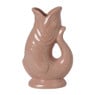 Vaas vis klein - roze - 16x9.7x6 cm