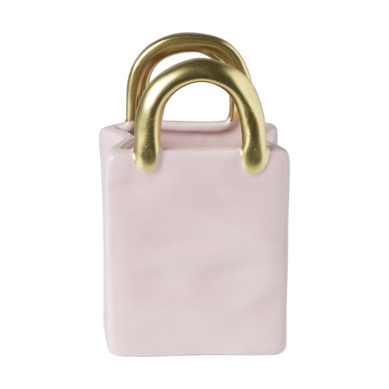 Vaas handtas - roze - 13.5x8x6 cm