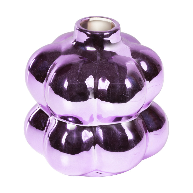 Vaas wolk klein - roze - 12x12x12 cm