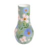 Vaas bloemen - groen/blauw/roze - ø17.2x34 cm