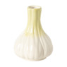 Vaas knoflook - beige/geel - ø11x14 cm