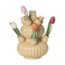 Tulpenvaas groot - beige - ø21.5x29.5 cm