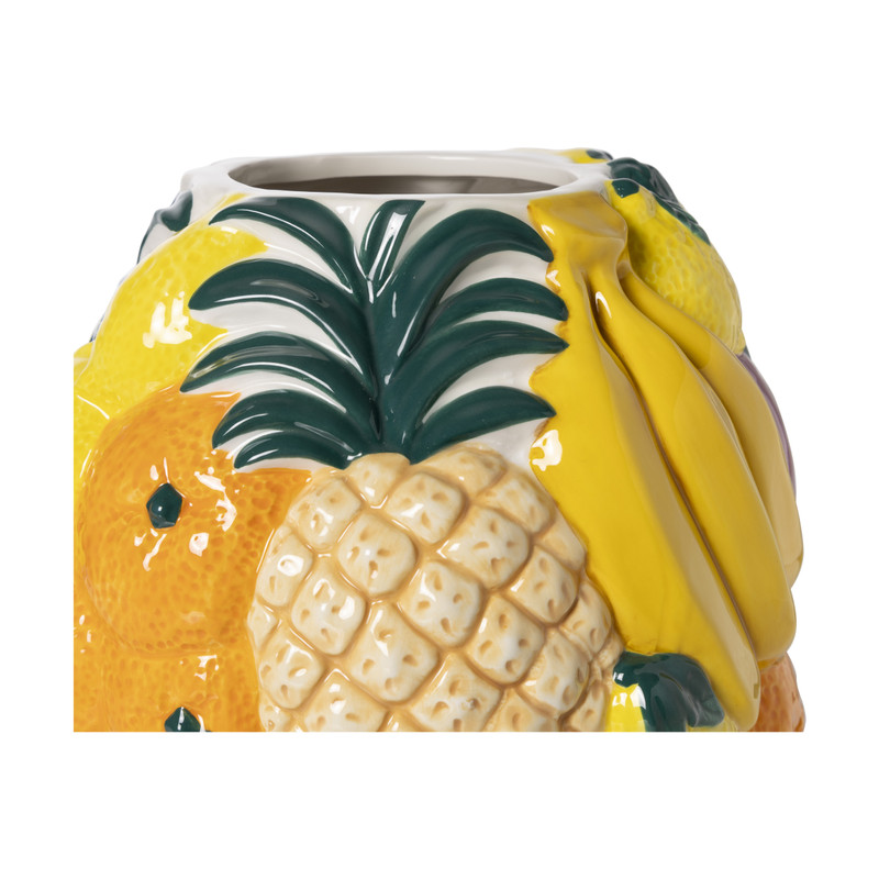 Vaas fruit - multikleur - ø22.5x23.5 cm
