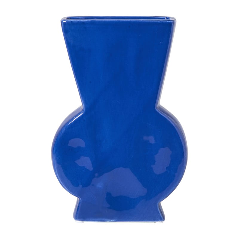 Vaas giraf - groen/blauw - 22.8x15.5x5.2 cm