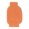 Vaas zebra - rood/oranje - 20.8x13x5.2 cm