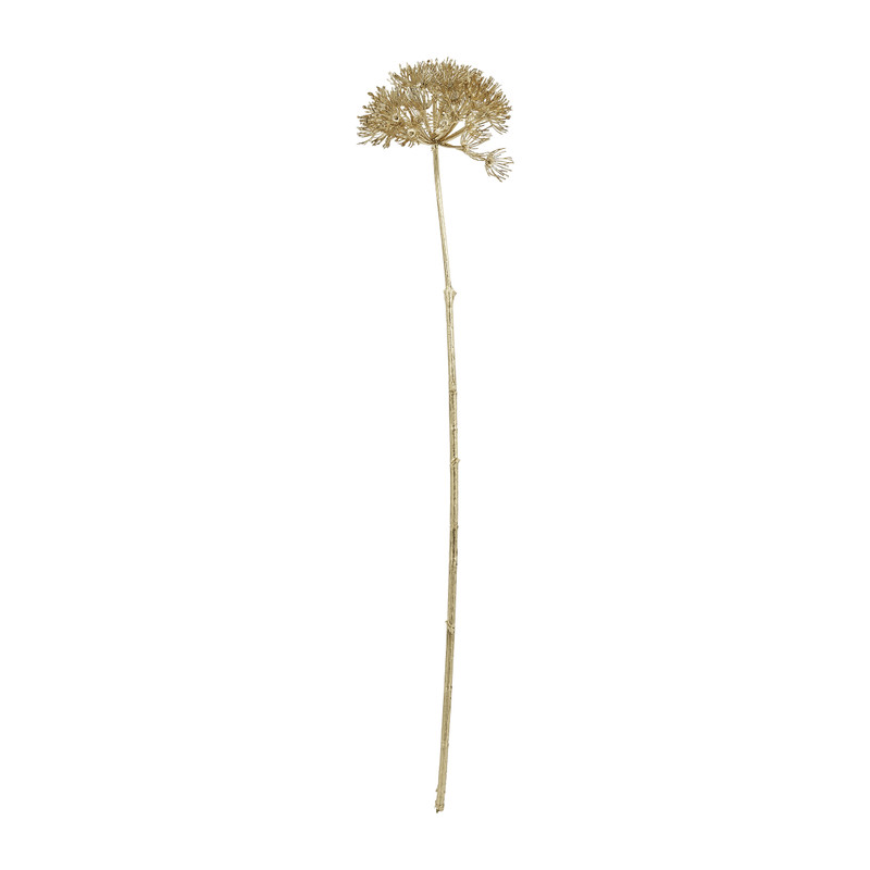 Kunstplant allium - goud - 66 cm