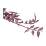 Glitter tak - roze - 70 cm 